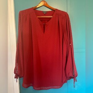 The Limited Deep Red Blouse Size 2X